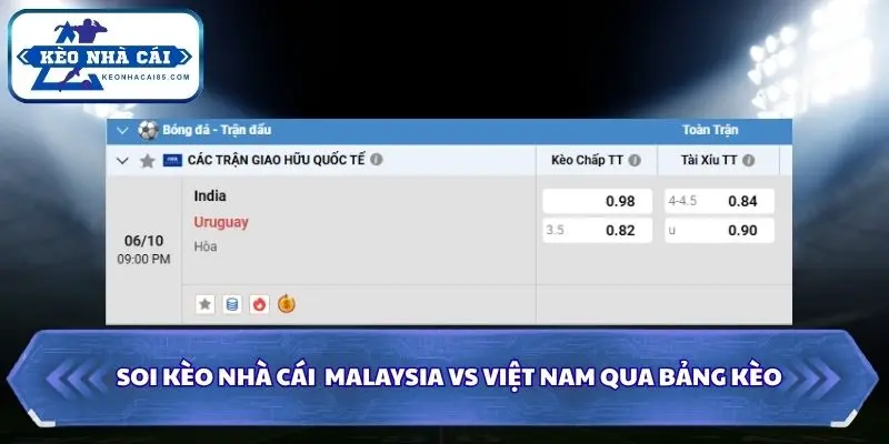 Tổng hợp các lựa chọn chính dựa trên bảng kèo giao hữu